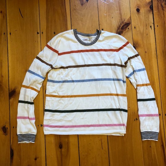 FINAL SALE Faherty Brand Striped Women's Surf Sweater - Picture 1 of 2